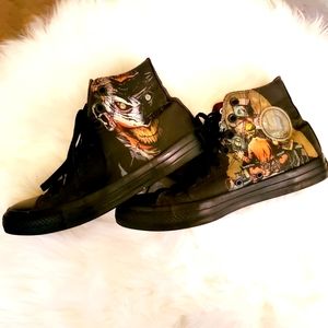 Converse The Joker DC Comics All Star High Tops Shoes Size Men’s 7 Women’s 9
